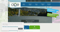 Desktop Screenshot of olpe.de