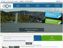 Tablet Screenshot of olpe.de